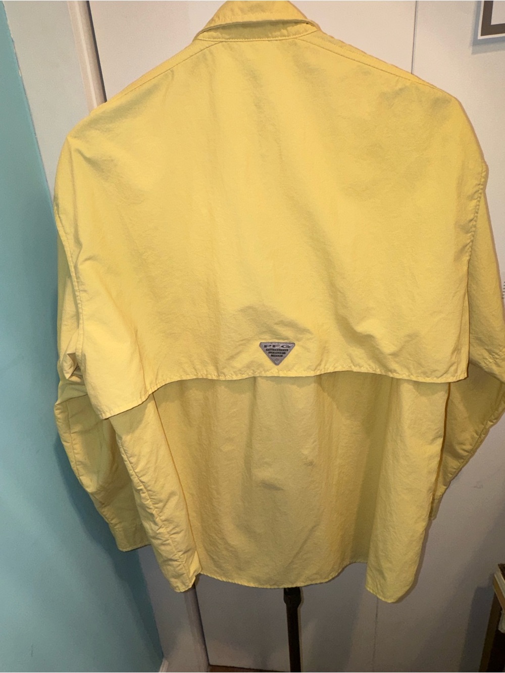 Columbia PFG Bahama II Yellow Omni Shade Fishing Shirt Long Sleeve FM7048 - Picture 5 of 16